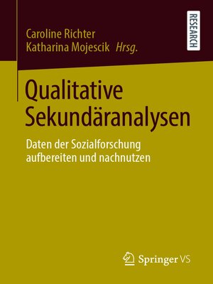 cover image of Qualitative Sekundäranalysen
